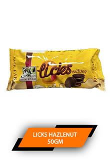 Bf Licks Hazlenut 50gm